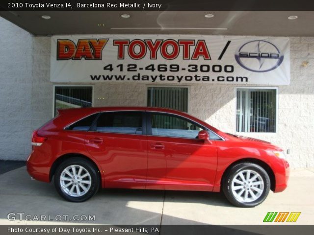 2010 Toyota Venza I4 in Barcelona Red Metallic