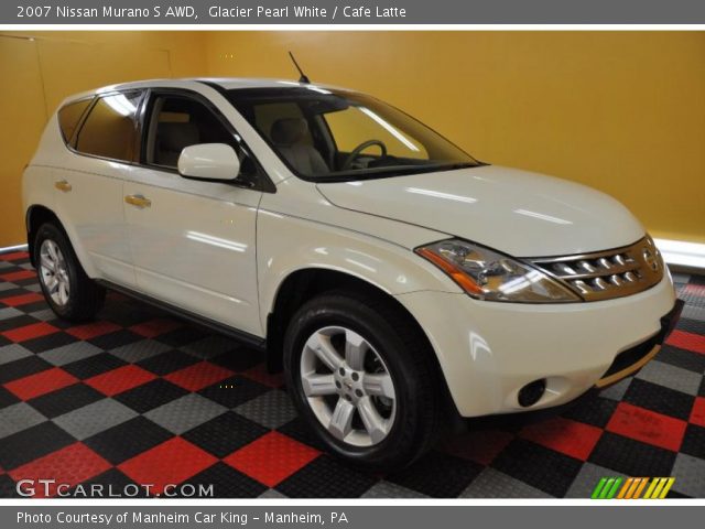2007 Nissan Murano S AWD in Glacier Pearl White