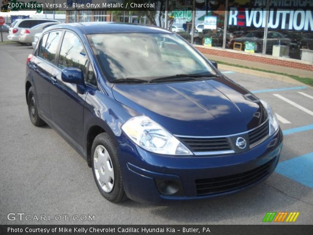 2007 Nissan Versa S in Blue Onyx Metallic