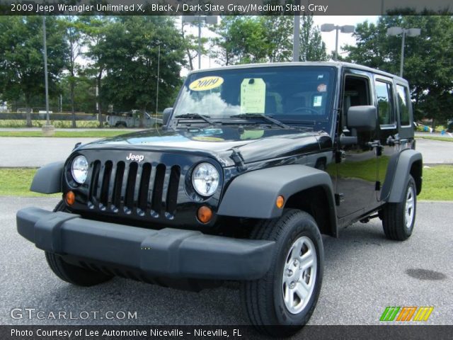 2009 Jeep Wrangler Unlimited X in Black