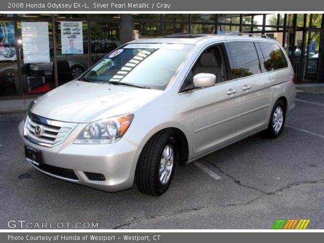 2008 Honda Odyssey EX-L in Silver Pearl Metallic