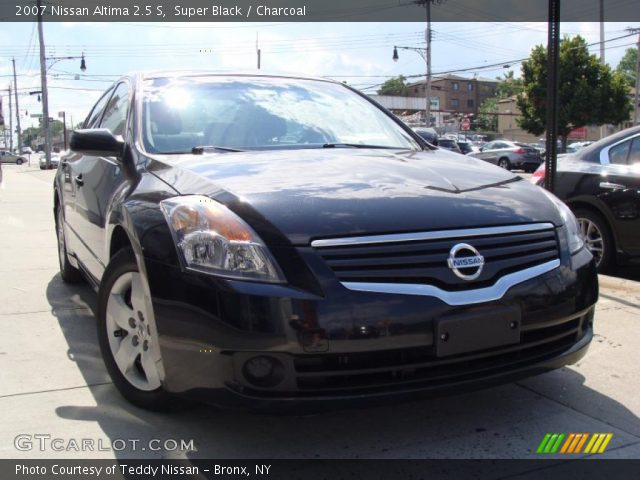 2007 Nissan Altima 2.5 S in Super Black