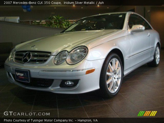 2007 Mercedes-Benz CLK 350 Coupe in Iridium Silver Metallic