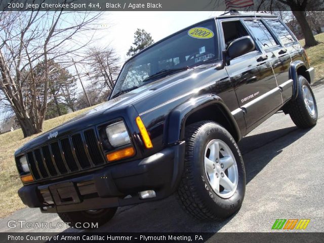 2000 Jeep Cherokee Sport 4x4 in Black