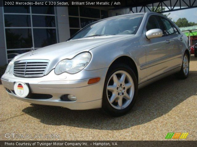 2002 Mercedes-Benz C 320 Sedan in Brilliant Silver Metallic