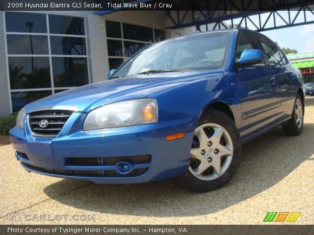2006 Hyundai Elantra GLS Sedan in Tidal Wave Blue