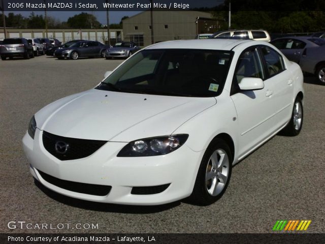 2006 Mazda MAZDA3 i Sedan in Whitewater Pearl Mica