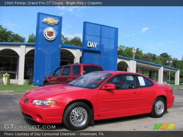 2000 Pontiac Grand Prix GT Coupe in Bright Red