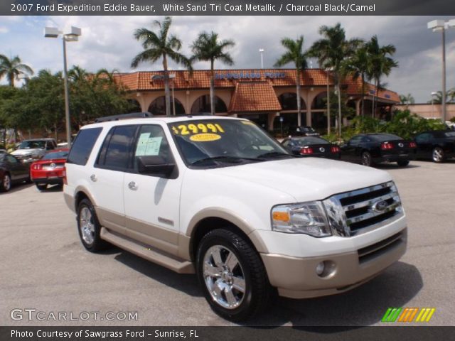 2007 Ford Expedition Eddie Bauer in White Sand Tri Coat Metallic