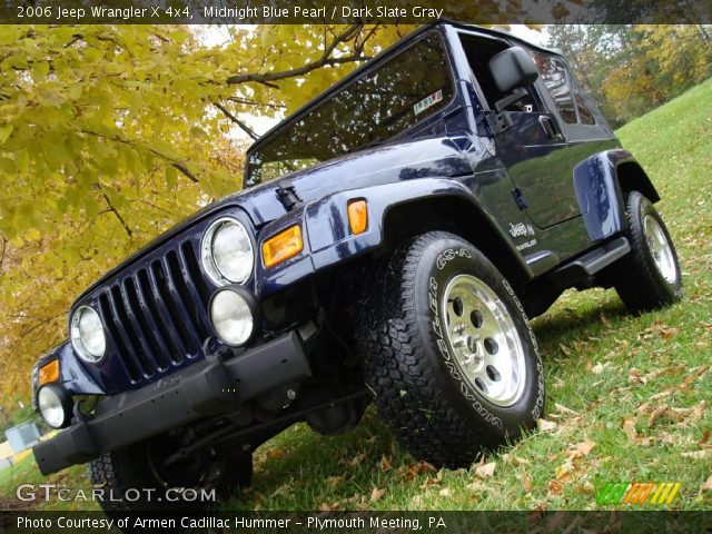2006 Jeep Wrangler X 4x4 in Midnight Blue Pearl