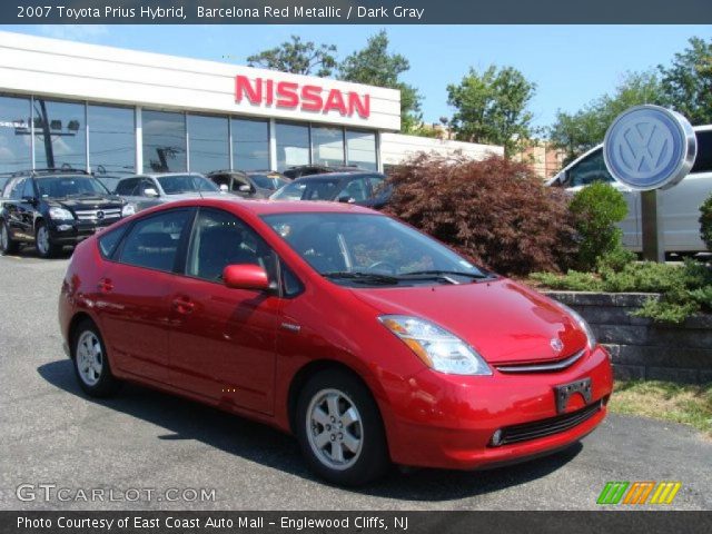 2007 Toyota Prius Hybrid in Barcelona Red Metallic