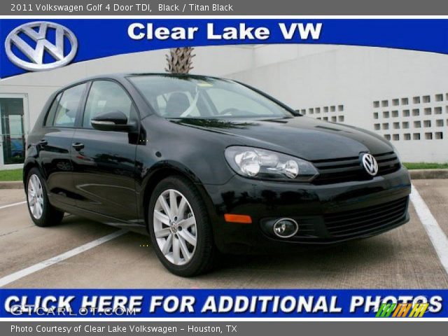 2011 Volkswagen Golf 4 Door TDI in Black