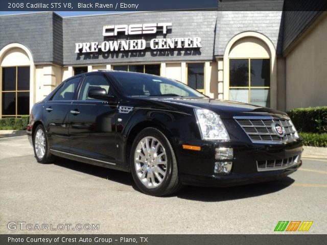 2008 Cadillac STS V8 in Black Raven