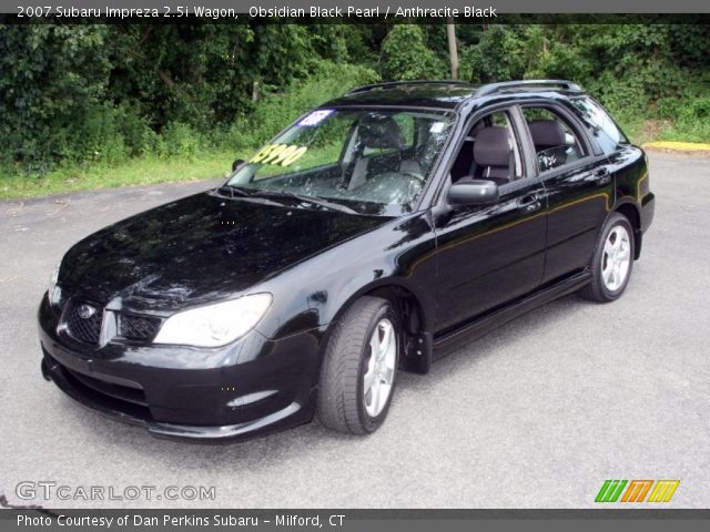 2007 Subaru Impreza 2.5i Wagon in Obsidian Black Pearl