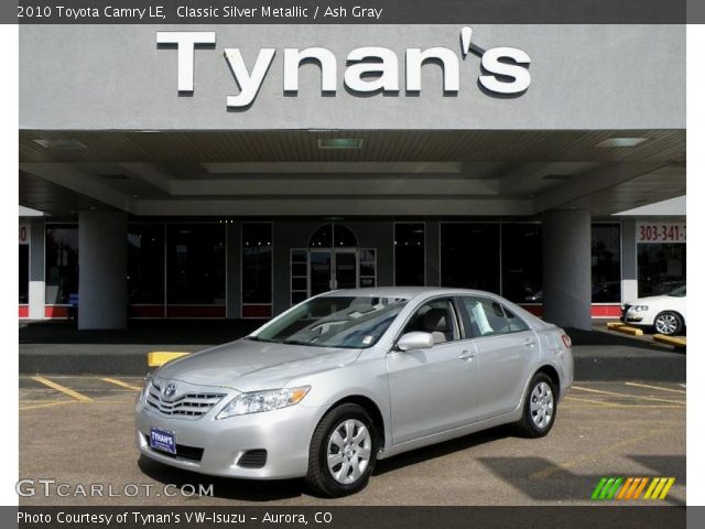 2010 Toyota Camry LE in Classic Silver Metallic