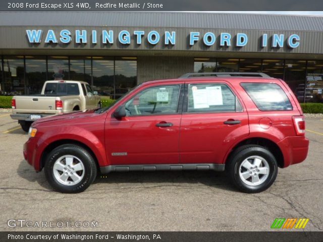 2008 Ford Escape XLS 4WD in Redfire Metallic