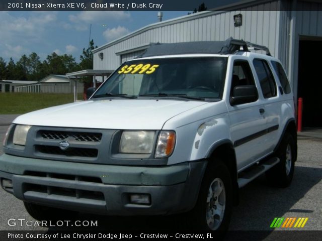 2001 Nissan Xterra XE V6 in Cloud White