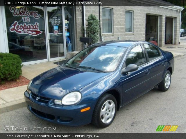 2002 Dodge Neon  in Patriot Blue Metallic