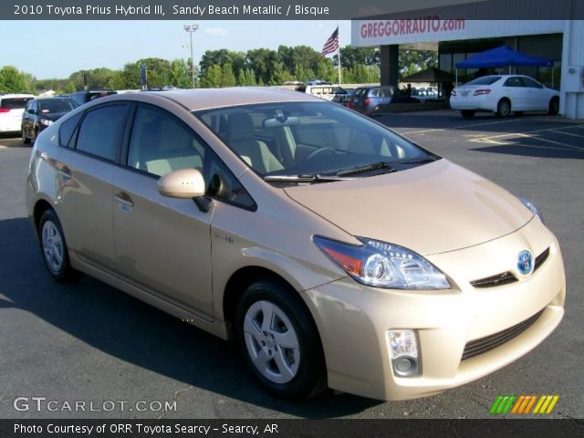 2010 Toyota Prius Hybrid III in Sandy Beach Metallic
