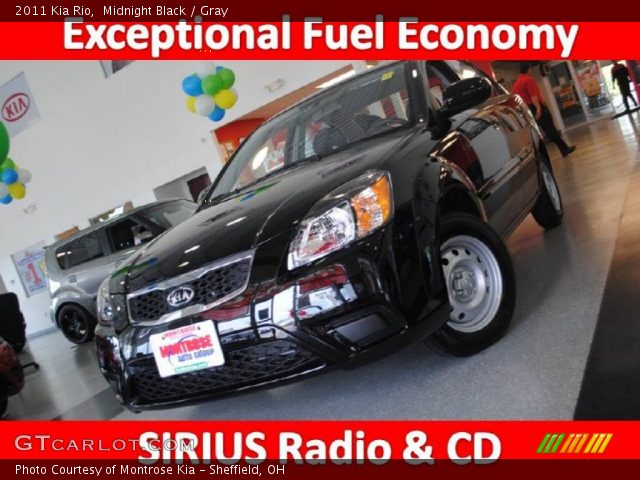 2011 Kia Rio  in Midnight Black