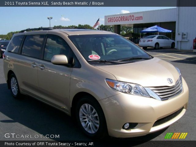 2011 Toyota Sienna XLE in Sandy Beach Metallic