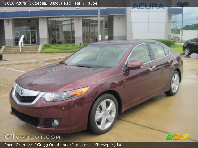 2010 Acura TSX Sedan in Basque Red Pearl