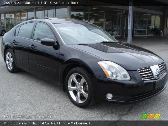 2004 Nissan Maxima 3.5 SE in Onyx Black