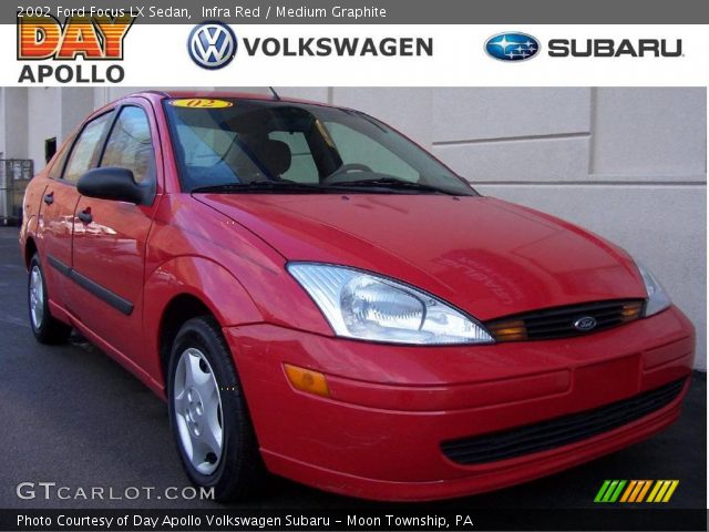 2002 Ford Focus LX Sedan in Infra Red
