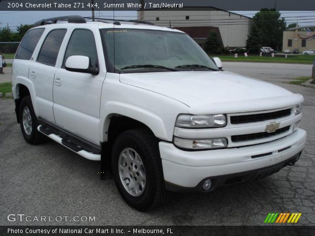 2004 Chevrolet Tahoe Z71 4x4 in Summit White