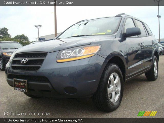 2008 Hyundai Santa Fe GLS in Slate Blue