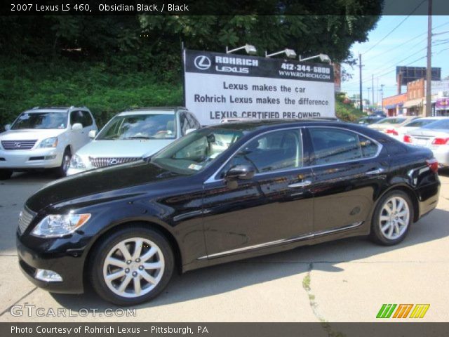 2007 Lexus LS 460 in Obsidian Black