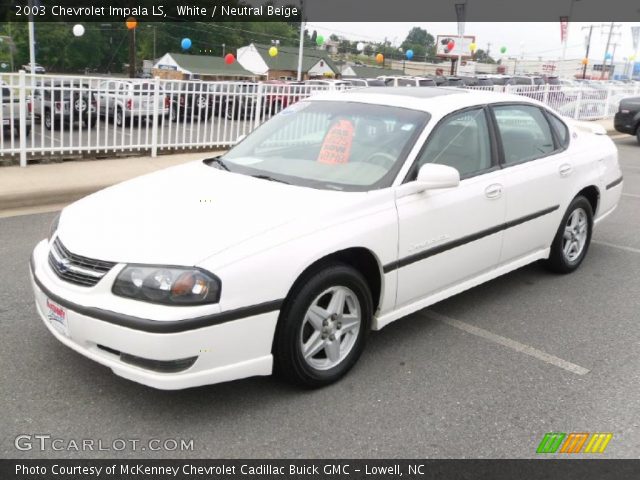 2003 Chevrolet Impala LS in White