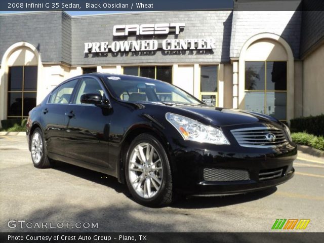 2008 Infiniti G 35 Sedan in Black Obsidian