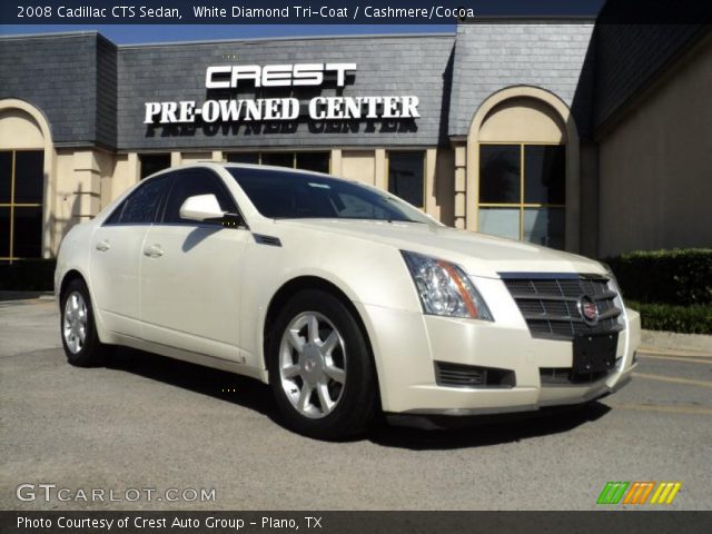 2008 Cadillac CTS Sedan in White Diamond Tri-Coat