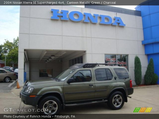 2004 Nissan Xterra SE Supercharged 4x4 in Canteen Metallic Green