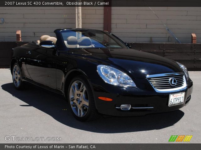 2007 Lexus SC 430 Convertible in Obsidian Black
