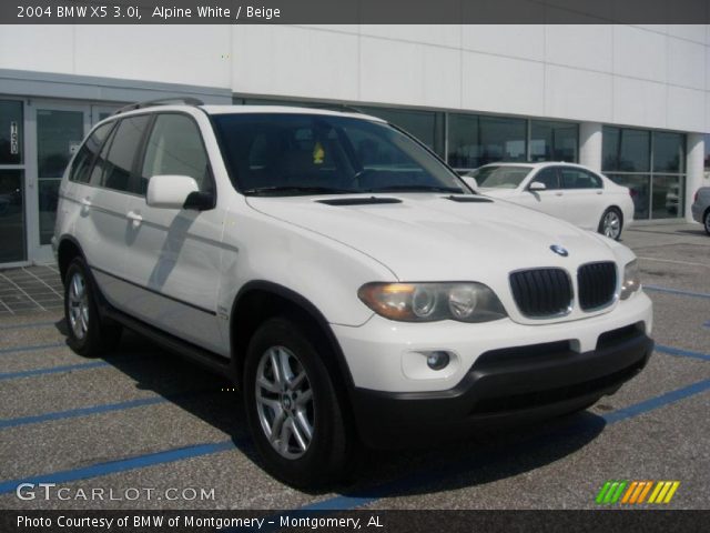 2004 BMW X5 3.0i in Alpine White