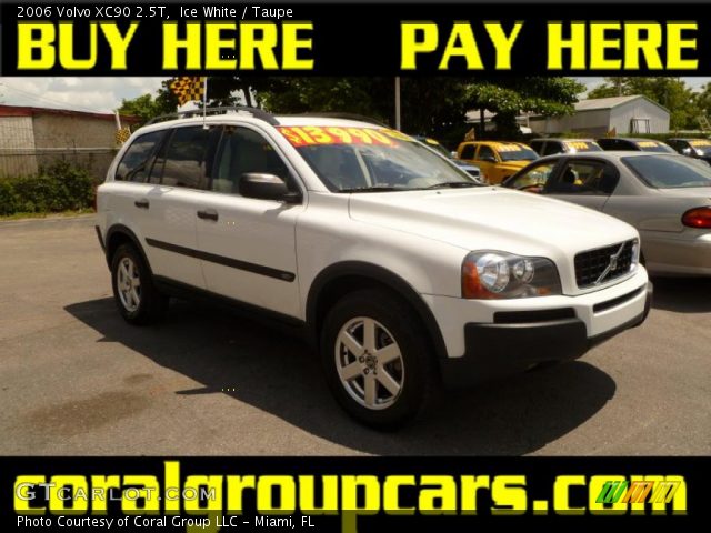 2006 Volvo XC90 2.5T in Ice White