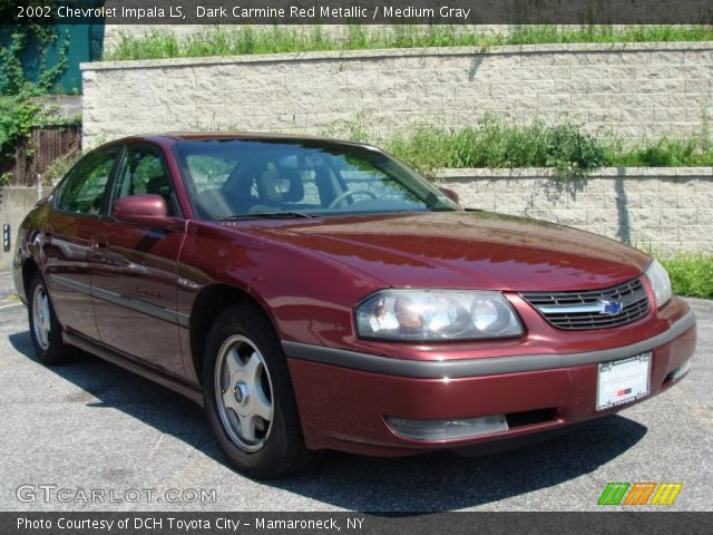 2002 Chevrolet Impala LS in Dark Carmine Red Metallic