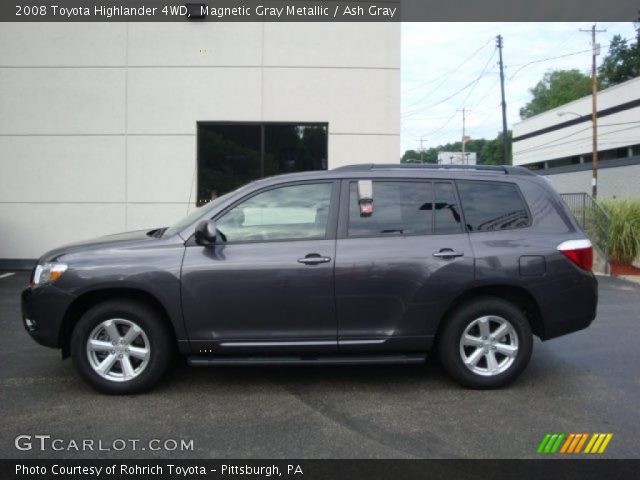 2008 Toyota Highlander 4WD in Magnetic Gray Metallic