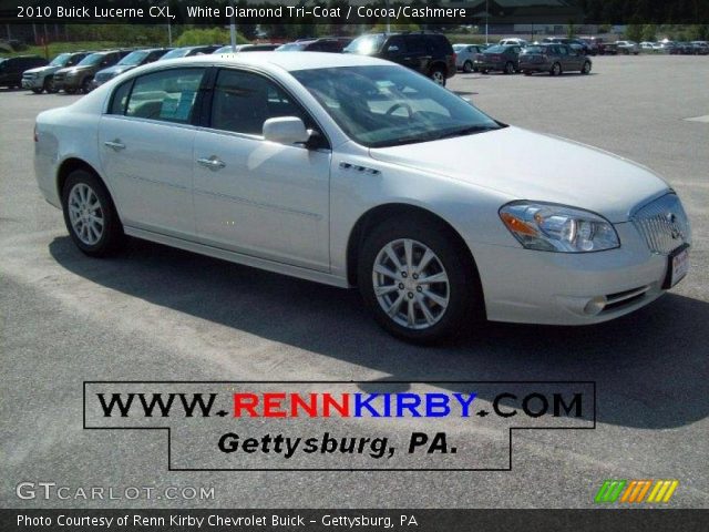 2010 Buick Lucerne CXL in White Diamond Tri-Coat