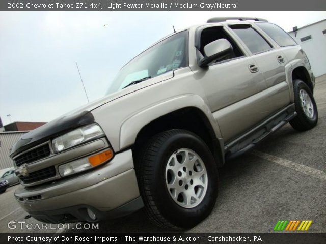 2002 Chevrolet Tahoe Z71 4x4 in Light Pewter Metallic