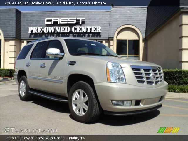 2009 Cadillac Escalade AWD in Gold Mist