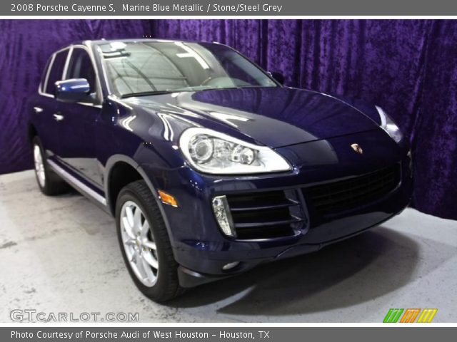 2008 Porsche Cayenne S in Marine Blue Metallic