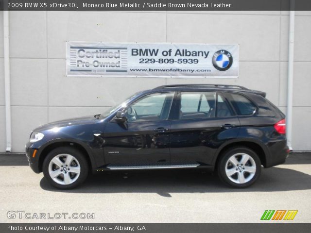 2009 BMW X5 xDrive30i in Monaco Blue Metallic