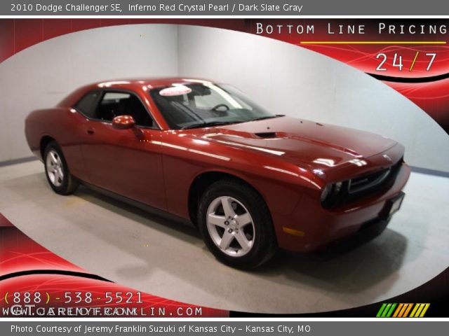 2010 Dodge Challenger SE in Inferno Red Crystal Pearl