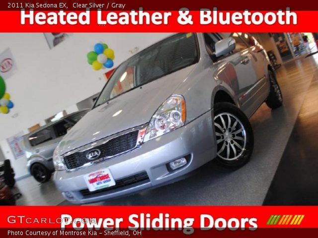 2011 Kia Sedona EX in Clear Silver