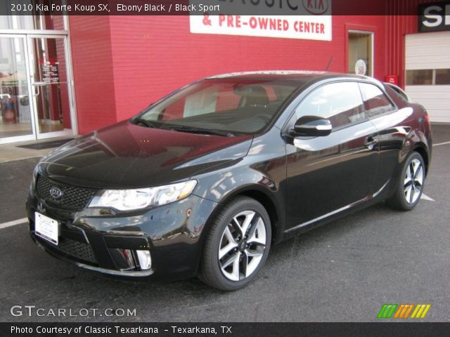 2010 Kia Forte Koup SX in Ebony Black