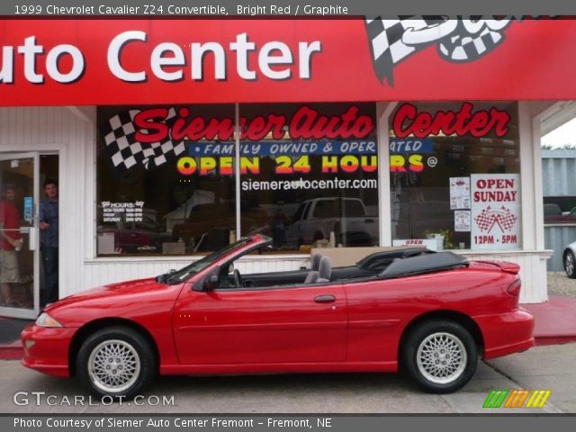 1999 Chevrolet Cavalier Z24 Convertible in Bright Red