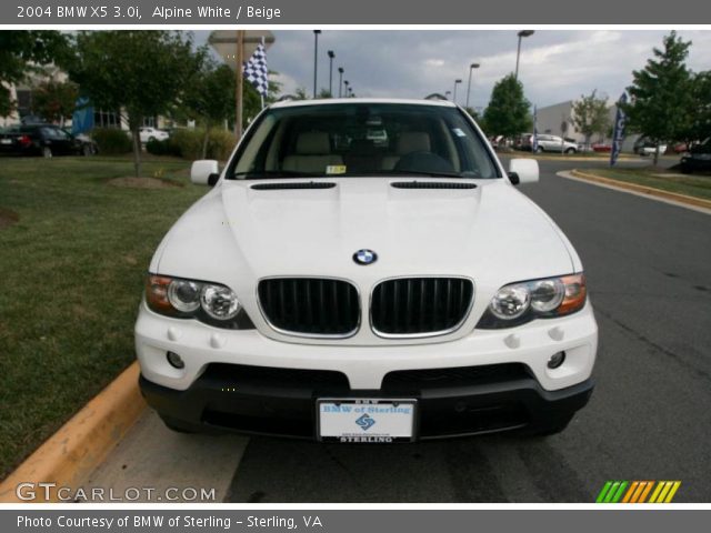2004 BMW X5 3.0i in Alpine White